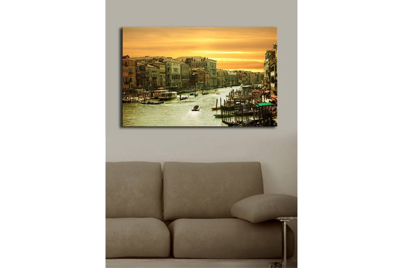 Canvasmålning Dekorativ LED-belysning - Flerfärgad - Inredning - Tavlor & posters - Canvastavla