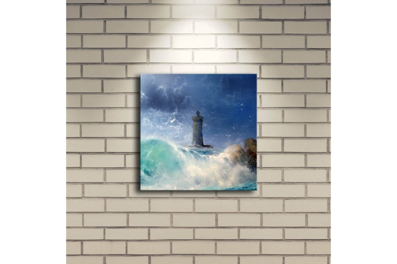 Canvasmålning Dekorativ LED-belysning - Flerfärgad - Inredning - Tavlor & posters - Canvastavla
