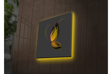 Canvasmålning Dekorativ LED-belysning - Flerfärgad - Inredning - Tavlor & posters - Canvastavla