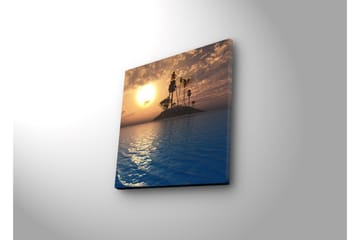 Canvasmålning Dekorativ LED-belysning - Flerfärgad - Inredning - Tavlor & posters - Canvastavla