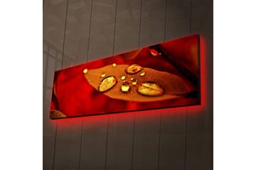 Canvasmålning Dekorativ LED-belysning - Flerfärgad - Inredning - Tavlor & posters - Canvastavla