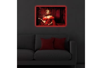 Canvasmålning Dekorativ LED-belysning - Flerfärgad - Inredning - Tavlor & posters - Canvastavla