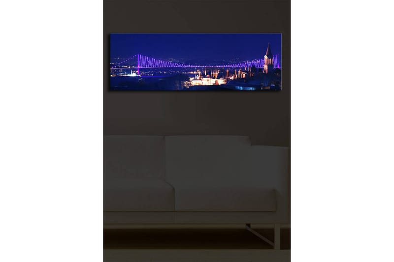 Canvasmålning Dekorativ LED-belysning - Flerfärgad - Inredning - Tavlor & posters - Canvastavla