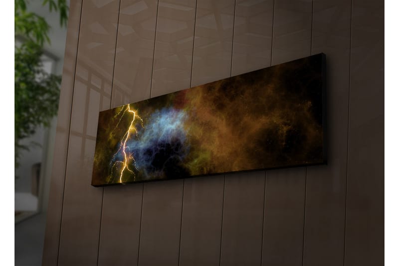 Canvasmålning Dekorativ LED-belysning - Flerfärgad - Inredning - Tavlor & posters - Canvastavla