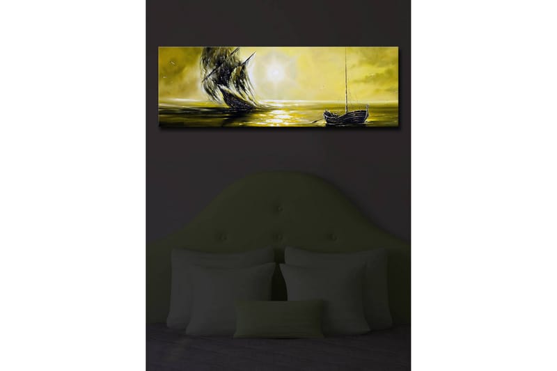 Canvasmålning Dekorativ LED-belysning - Flerfärgad - Inredning - Tavlor & posters - Canvastavla