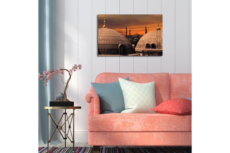 Canvasmålning Dekorativ LED-belysning - Flerfärgad - Inredning - Tavlor & posters - Canvastavla
