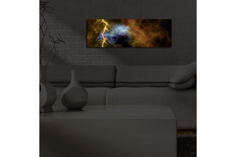 Canvasmålning Dekorativ LED-belysning - Flerfärgad - Inredning - Tavlor & posters - Canvastavla