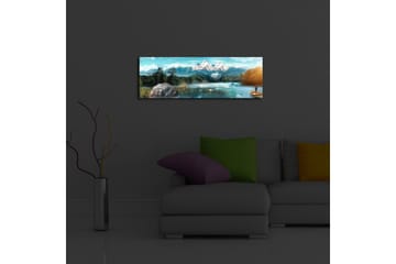 Canvasmålning Dekorativ LED-belysning - Flerfärgad - Inredning - Tavlor & posters - Canvastavla