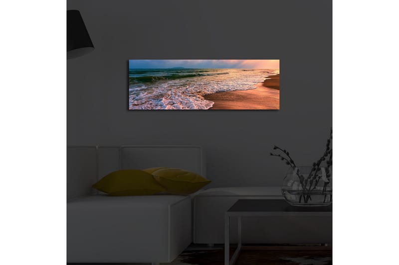 Canvasmålning Dekorativ LED-belysning - Flerfärgad - Inredning - Tavlor & posters - Canvastavla