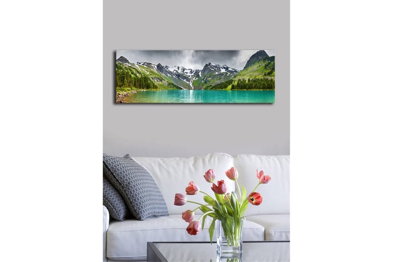 Canvasmålning Dekorativ LED-belysning - Flerfärgad - Inredning - Tavlor & posters - Canvastavla