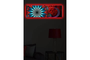 Canvasmålning Dekorativ LED-belysning - Flerfärgad - Inredning - Tavlor & posters - Canvastavla