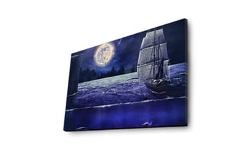 Canvasmålning Dekorativ LED-belysning - Flerfärgad - Inredning - Tavlor & posters - Canvastavla