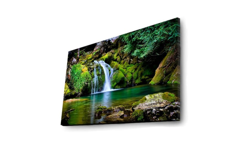 Canvasmålning Dekorativ LED-belysning - Flerfärgad - Inredning - Tavlor & posters - Canvastavla