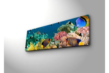 Canvasmålning Dekorativ LED-belysning - Flerfärgad - Inredning - Tavlor & posters - Canvastavla