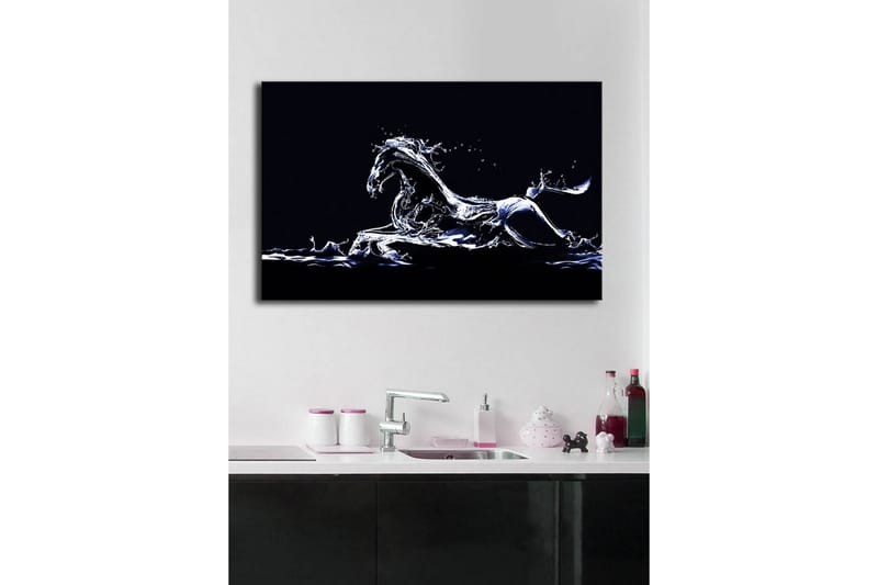 Canvasmålning Dekorativ LED-belysning - Flerfärgad - Inredning - Tavlor & posters - Canvastavla