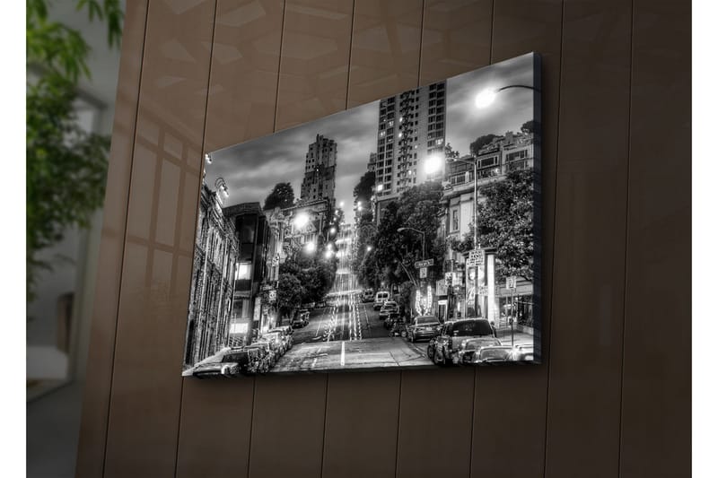 Canvasmålning Dekorativ LED-belysning - Flerfärgad - Inredning - Tavlor & posters - Canvastavla