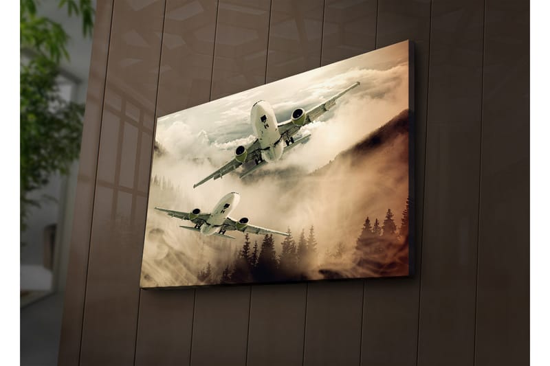 Canvasmålning Dekorativ LED-belysning - Flerfärgad - Inredning - Tavlor & posters - Canvastavla