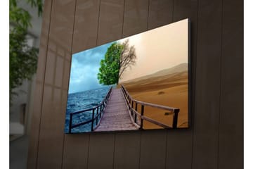 Canvasmålning Dekorativ LED-belysning - Flerfärgad - Inredning - Tavlor & posters - Canvastavla