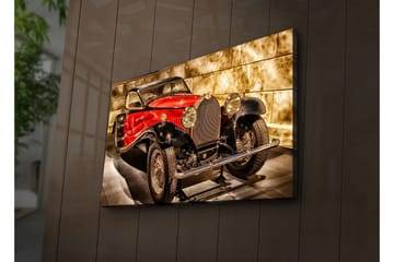 Canvasmålning Dekorativ LED-belysning - Flerfärgad - Inredning - Tavlor & posters - Canvastavla