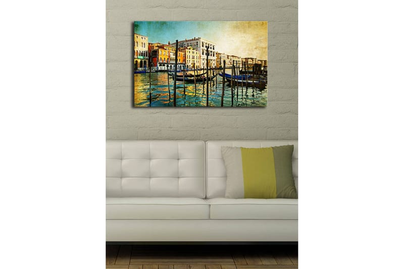 Canvasmålning Dekorativ LED-belysning - Flerfärgad - Inredning - Tavlor & posters - Canvastavla