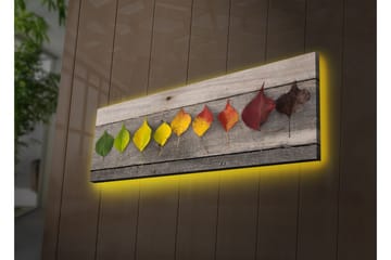 Canvasmålning Dekorativ LED-belysning - Flerfärgad - Inredning - Tavlor & posters - Canvastavla