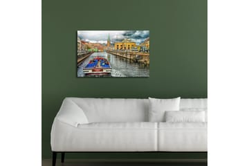 Canvasmålning Dekorativ LED-belysning - Flerfärgad - Inredning - Tavlor & posters - Canvastavla