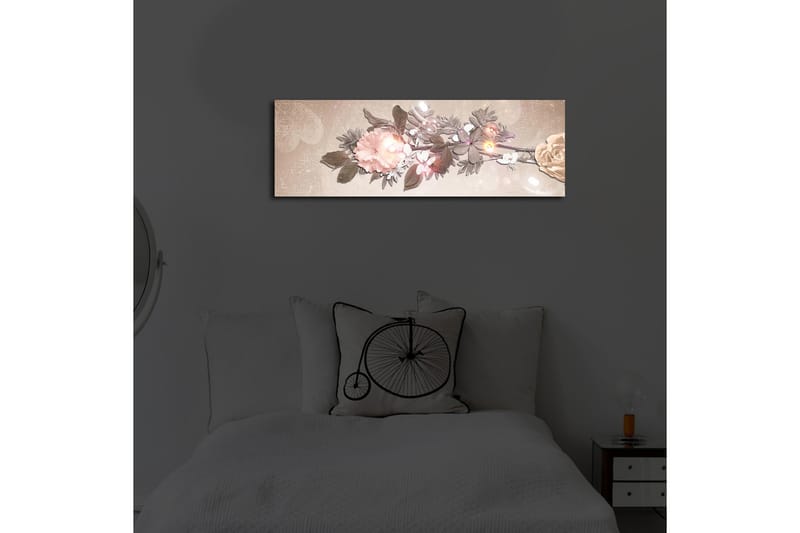 Canvasmålning Dekorativ LED-belysning - Flerfärgad - Inredning - Tavlor & posters - Canvastavla