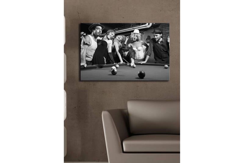 Canvasmålning Dekorativ LED-belysning - Flerfärgad - Inredning - Tavlor & posters - Canvastavla