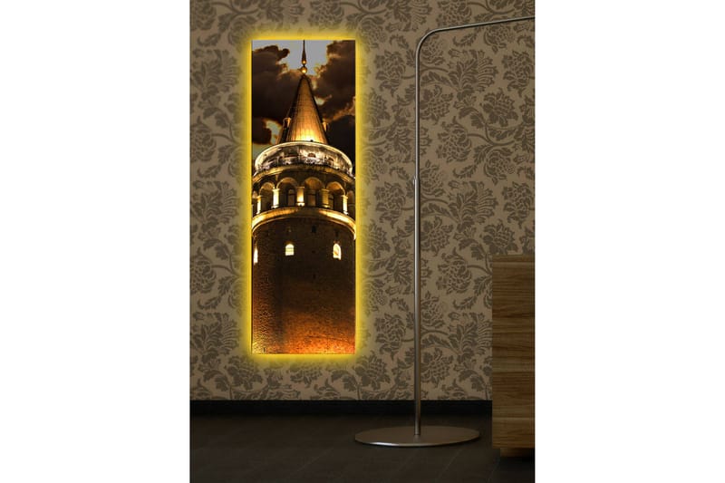 Canvasmålning Dekorativ LED-belysning - Flerfärgad - Inredning - Tavlor & posters - Canvastavla