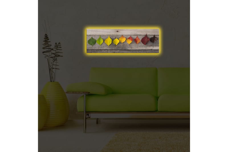 Canvasmålning Dekorativ LED-belysning - Flerfärgad - Inredning - Tavlor & posters - Canvastavla