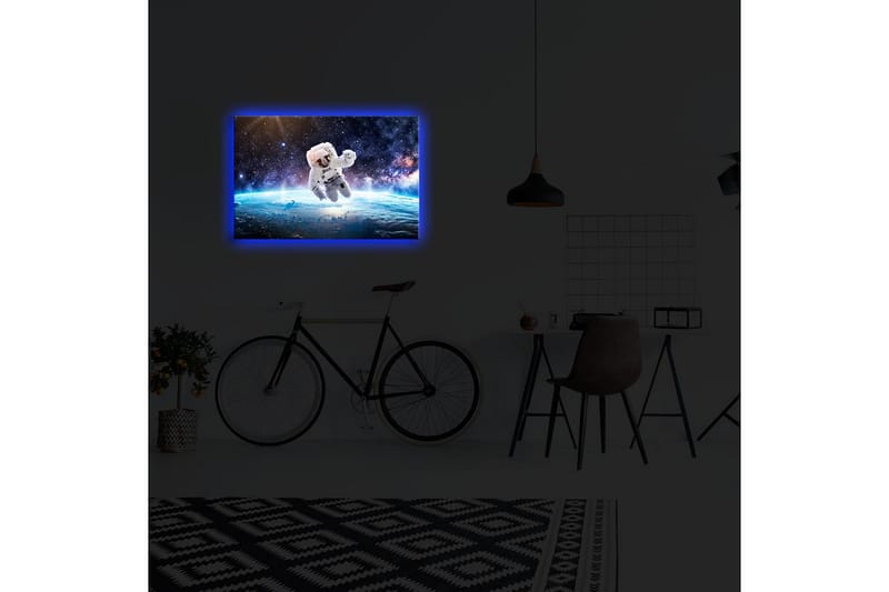 Canvasmålning Dekorativ LED-belysning - Flerfärgad - Inredning - Tavlor & posters - Canvastavla