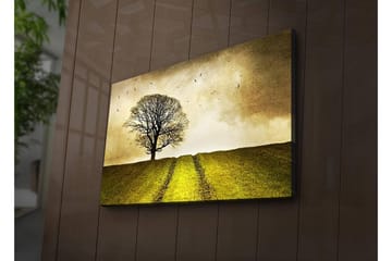 Canvasmålning Dekorativ LED-belysning - Flerfärgad - Inredning - Tavlor & posters - Canvastavla