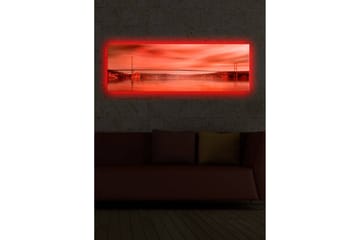 Canvasmålning Dekorativ LED-belysning - Flerfärgad - Inredning - Tavlor & posters - Canvastavla