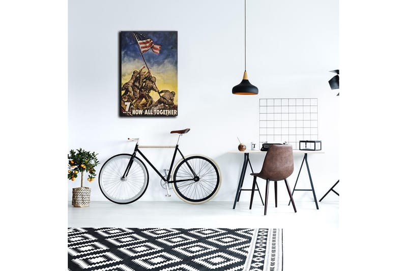 Canvasmålning Dekorativ LED-belysning - Flerfärgad - Inredning - Tavlor & posters - Canvastavla