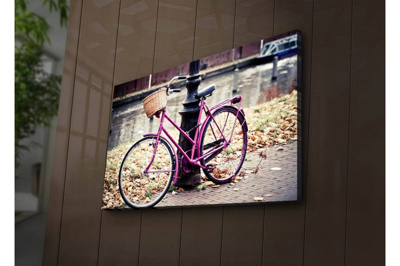 Canvasmålning Dekorativ LED-belysning - Flerfärgad - Inredning - Tavlor & posters - Canvastavla