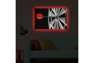 Canvasmålning Dekorativ LED-belysning - Flerfärgad - Inredning - Tavlor & posters - Canvastavla
