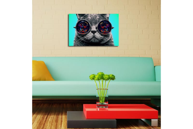 Canvasmålning Dekorativ LED-belysning - Flerfärgad - Inredning - Tavlor & posters - Canvastavla