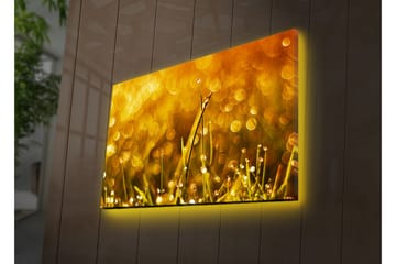 Canvasmålning Dekorativ LED-belysning - Flerfärgad - Inredning - Tavlor & posters - Canvastavla