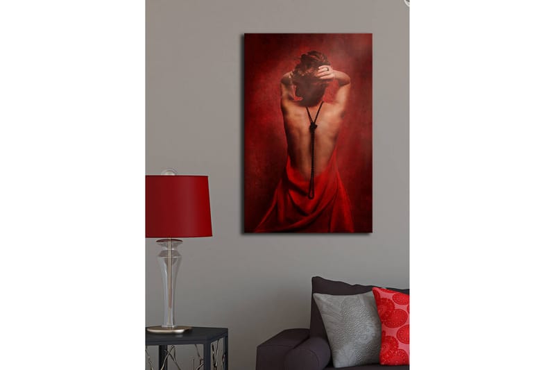 Canvasmålning Dekorativ LED-belysning - Flerfärgad - Inredning - Tavlor & posters - Canvastavla