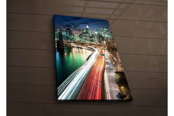 Canvasmålning Dekorativ LED-belysning - Flerfärgad - Inredning - Tavlor & posters - Canvastavla