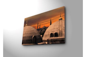 Canvasmålning Dekorativ LED-belysning - Flerfärgad - Inredning - Tavlor & posters - Canvastavla
