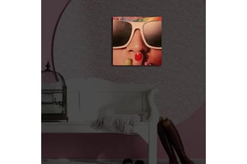 Canvasmålning Dekorativ LED-belysning - Flerfärgad - Inredning - Tavlor & posters - Canvastavla