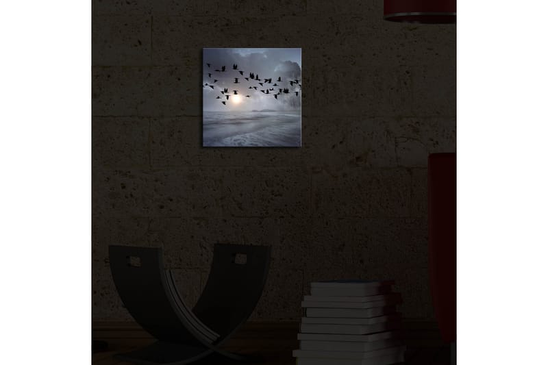 Canvasmålning Dekorativ LED-belysning - Flerfärgad - Inredning - Tavlor & posters - Canvastavla
