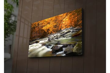 Canvasmålning Dekorativ LED-belysning - Flerfärgad - Inredning - Tavlor & posters - Canvastavla
