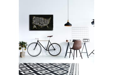 Canvasmålning Dekorativ LED-belysning - Flerfärgad - Inredning - Tavlor & posters - Canvastavla