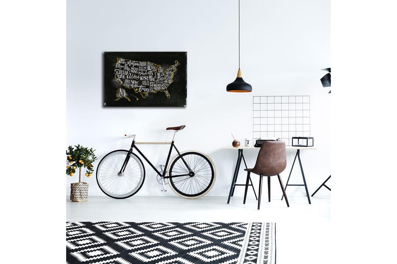 Canvasmålning Dekorativ LED-belysning - Flerfärgad - Inredning - Tavlor & posters - Canvastavla