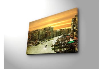 Canvasmålning Dekorativ LED-belysning - Flerfärgad - Inredning - Tavlor & posters - Canvastavla
