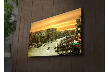 Canvasmålning Dekorativ LED-belysning - Flerfärgad - Inredning - Tavlor & posters - Canvastavla