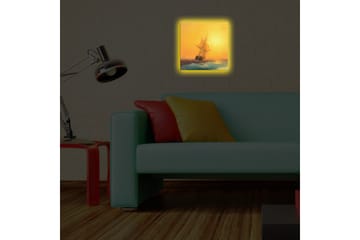 Canvasmålning Dekorativ LED-belysning - Flerfärgad - Inredning - Tavlor & posters - Canvastavla