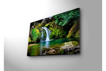 Canvasmålning Dekorativ LED-belysning - Flerfärgad - Inredning - Tavlor & posters - Canvastavla